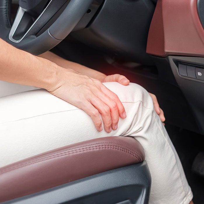 Knee Pain after car accident in Monterey Park
